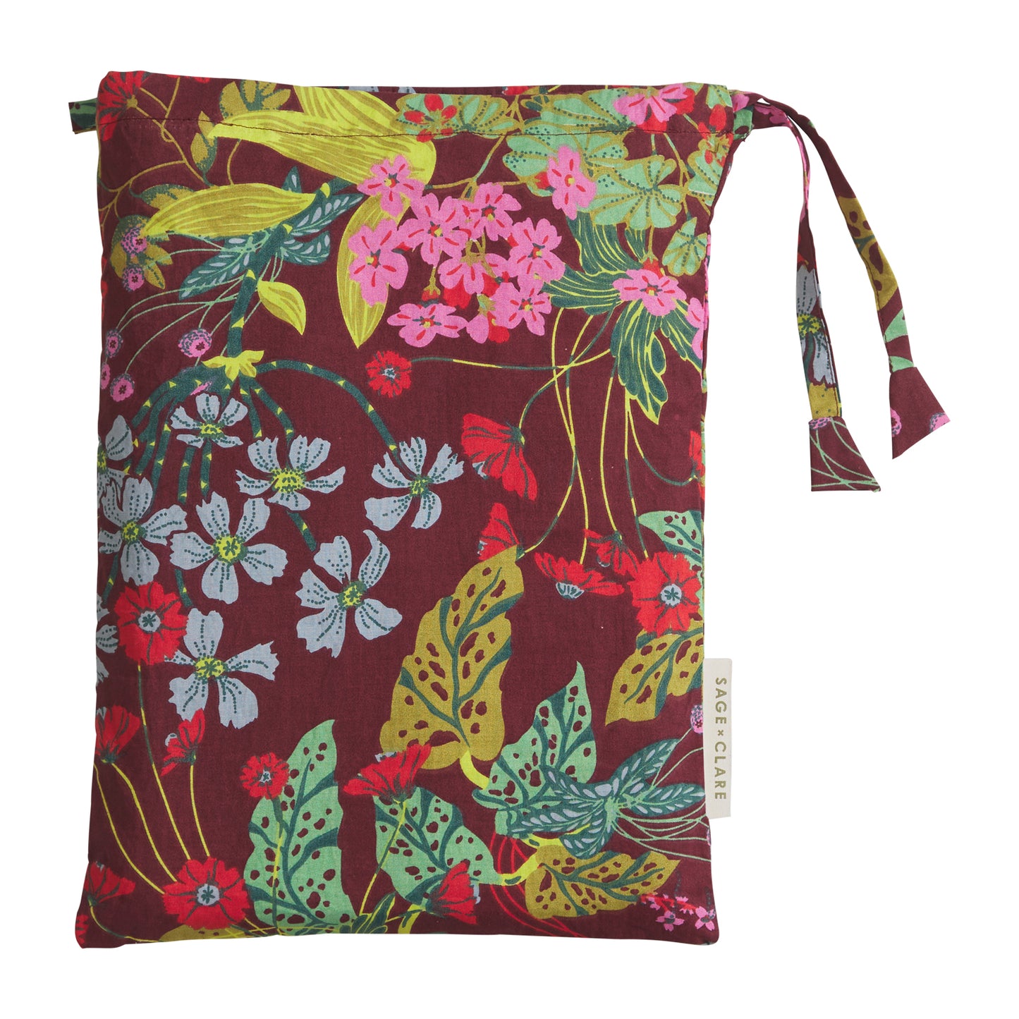 Genevieve | Cotton Cot Sheet (Mahogany)