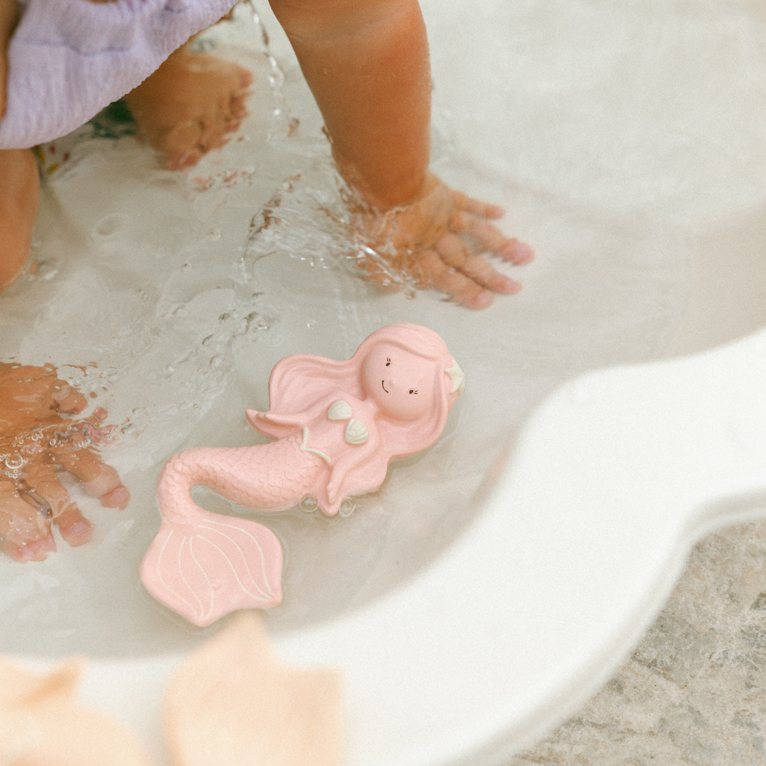 Maeve the Mermaid Natural Rubber Teether