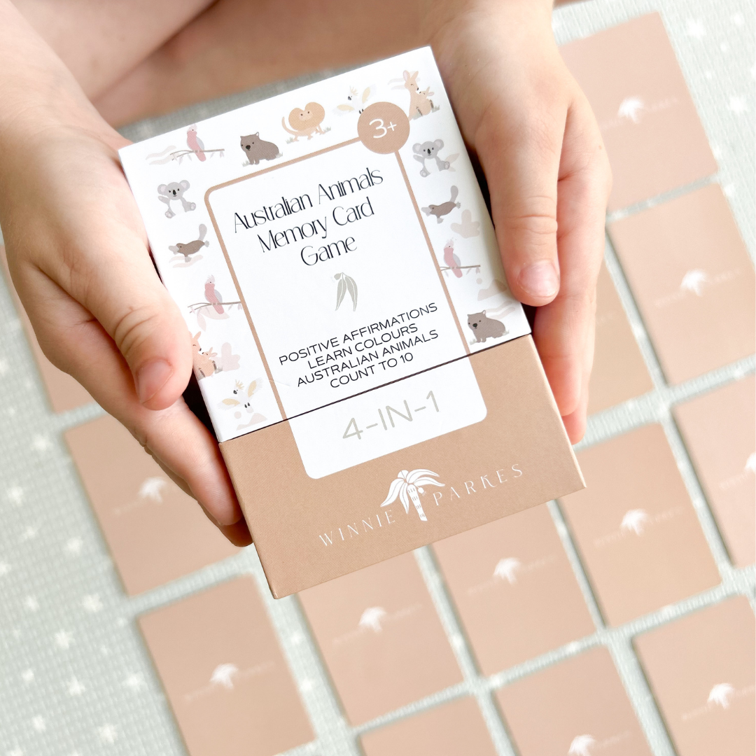 Australian Animals Memory Card Game
