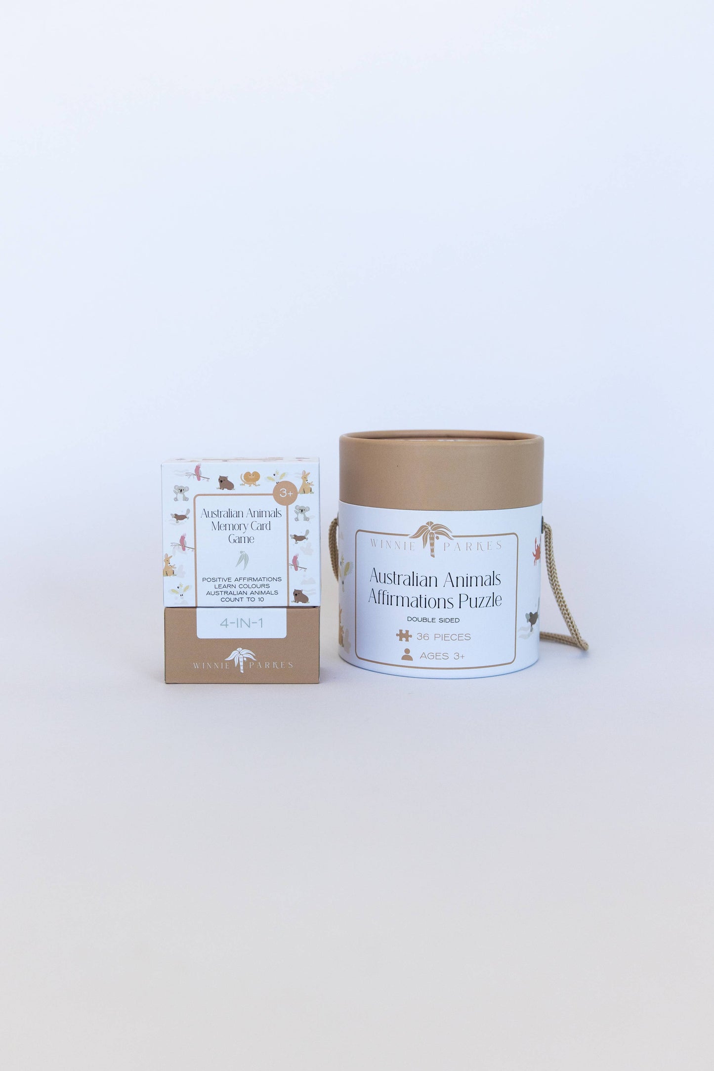 Australian Animals Affirmations Puzzle - Double Sided