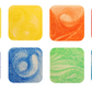 Apiscor Block Crayons (pack of 8) Waldorf colours