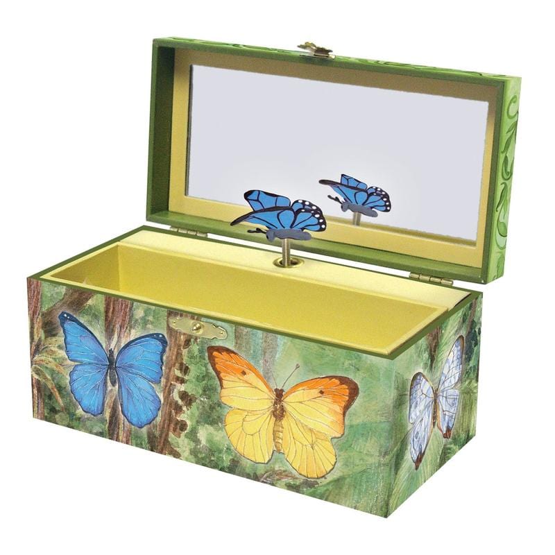 Jewellery Box (Music Box) blue butterfly