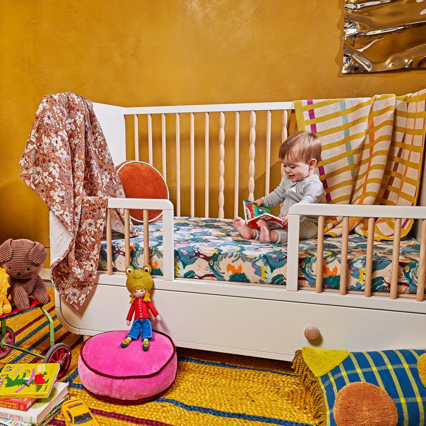 Jarvis | Cotton Cot Sheet