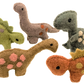 Set of 5 Felt Dinosaurs